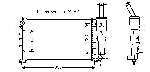 Chladič vodný 18.113