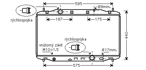 Chladič vodný 20.048