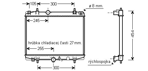 Chladič vodný 28.062