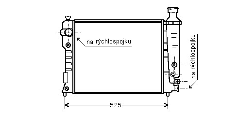 Chladič vodný 28.073