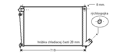 Chladič vodný 28.081