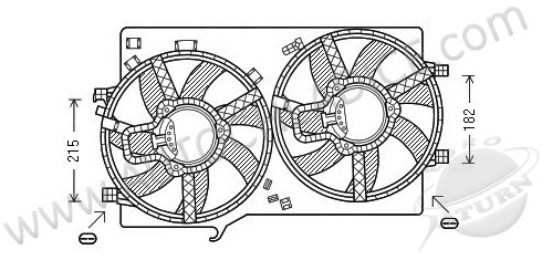 Ventilátor chladenia 81.038